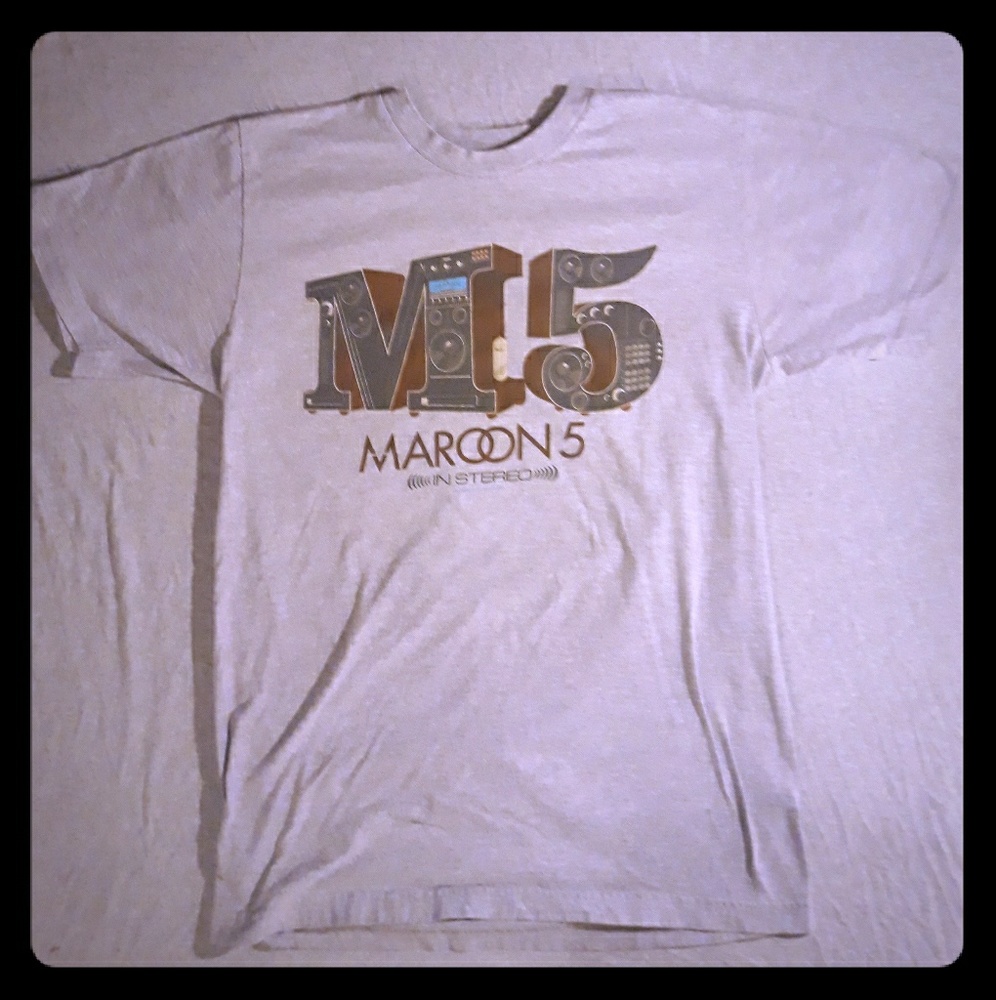 Maroon 5 World Tour 2015 TShirt - Official Merch